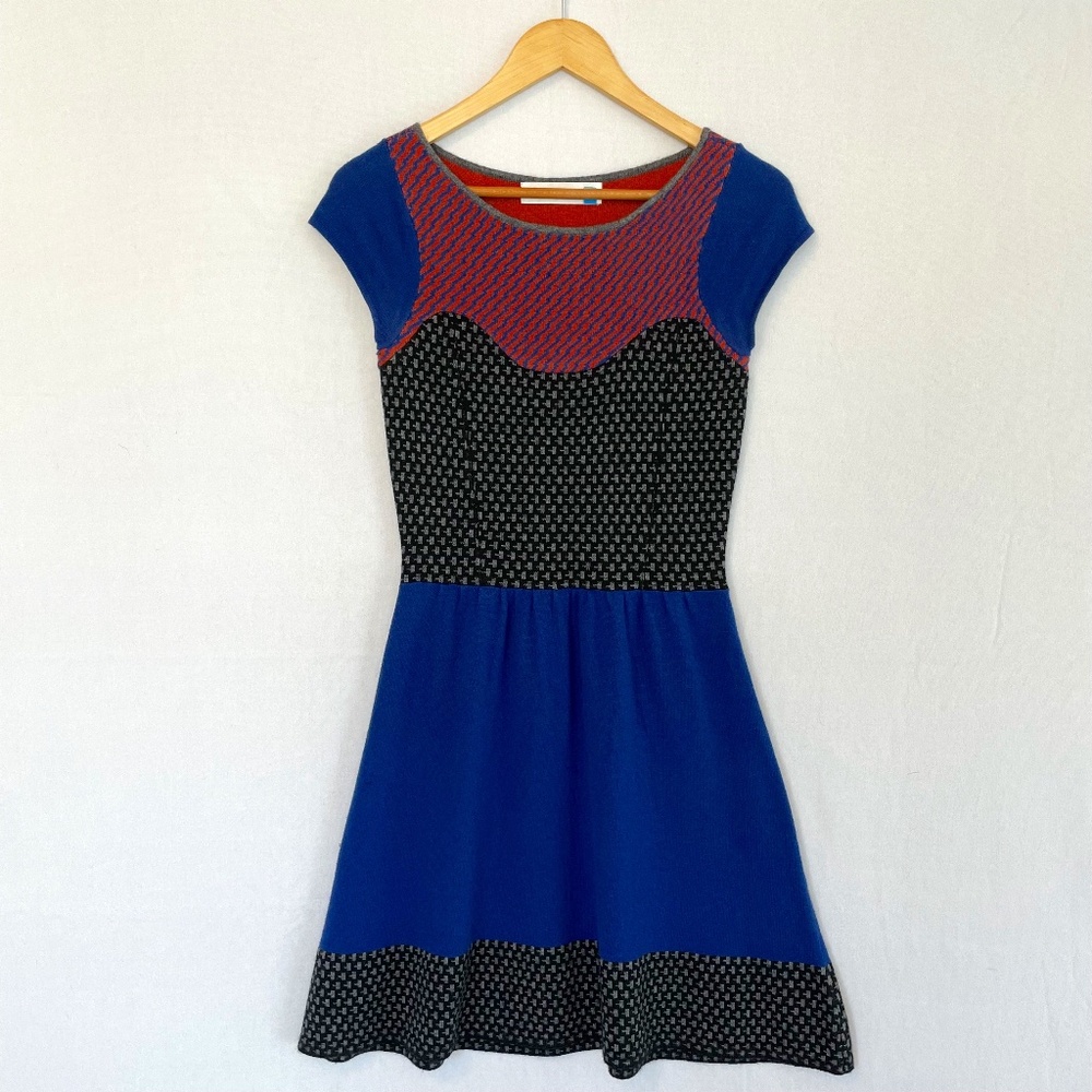 SPARROW ANTHROPOLOGIE Women's Size XS Cashmere Wool Blend Cap Sleeve Dress